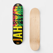 JAH FIYAH  JMT 7 3/4" Planche de Skateboard (Recto)