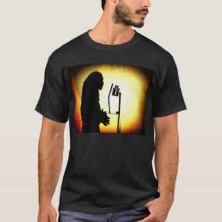 Jah-I-WItness Emcee Vocal Booth Silhouette T-shirt