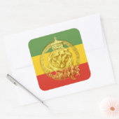Jah Rastafari Leeuw van Juda Sticker (Envelop)