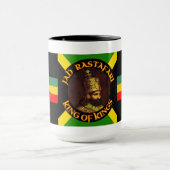 Jah Rastafari - lion de Judah - Rasta - tasse de (Centre)