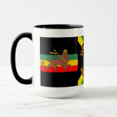 Jah Rastafari - Lion of Judah - Rasta - Coffee Mok (Links)
