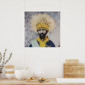 Jah Rastafari Rasta Livity INI One Love Roots Poster (Keuken)