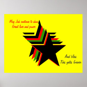 Jah zegeningen poster