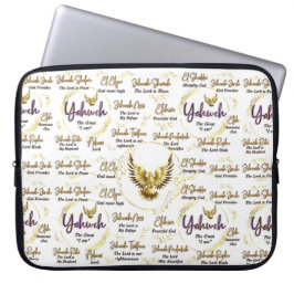 Jahweh- Namen van God (Laptop Hoesje 15 Inches) Laptop Sleeve