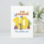 J'ai 10 ans avec la carte Joyeuse pour enfants d'a (Debout devant)