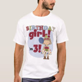 J'ai 3 Tshirts et cadeaux pour filles d'anniversai (Devant)
