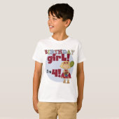 J'ai 4 T-shirts et cadeaux pour filles d'anniversa (Devant entier)