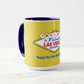 J'ai 50 ans dans LAS VEGAS Mug (Devant gauche)