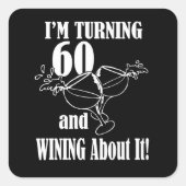 J'Ai 60 Ans Et Je Gagne À Propos De Ça Sticker Car (Devant)