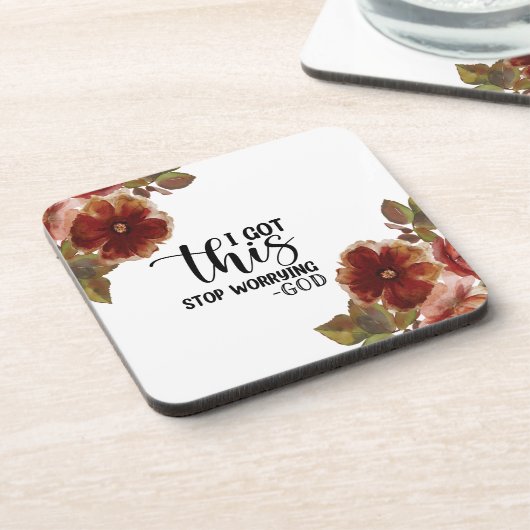 J'Ai Arrêté D'Inquiéter Les Dessous de verre En Pl (Côté gauche)