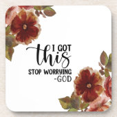 J'Ai Arrêté D'Inquiéter Les Dessous de verre En Pl (Devant)