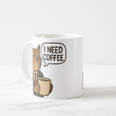 J'Ai Besoin De Café Café Mug - Cadeau Pour Les Fem (Devant gauche)