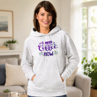 J'ai Besoin de Café Maintenant Café Cadeau Sweat à