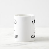 J'Ai Besoin De Caféine Café Mug (Centre)