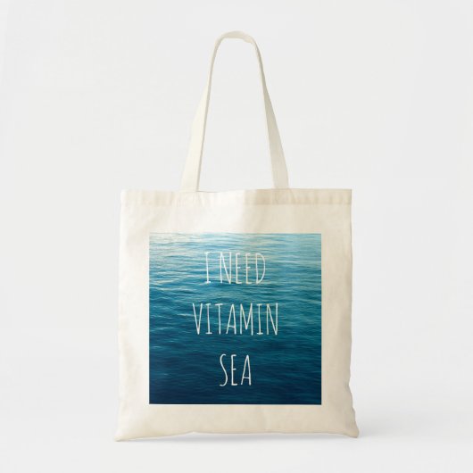 J'AI BESOIN DE LA MER de VITAMINE - mettez en sac (Devant)