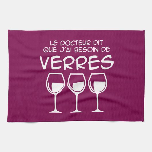 J'ai besoin de verres theedoek (Horizontaal)