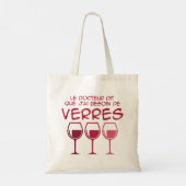 J'ai besoin de verres tote bag (Achterkant)