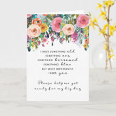 J'Ai Besoin De Votre Carte Mariage, Collection Ash (Fleur jaune)