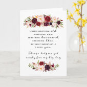 J'ai besoin de vous carte de mariage, collection (Fleur jaune)