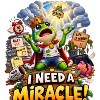 J'AI BESOIN D'UN MIRACLE – T-Shirt drôle de roi gr