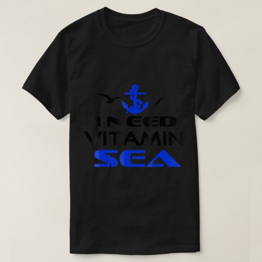 J'ai besoin d'un t-shirt marin vitaminé pour tous  (Design devant)
