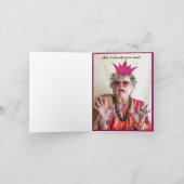 J'ai besoin d'une carte de voeux pliée de la COURO (Intérieur)