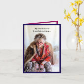 J'ai besoin d'une carte de voeux pliée de la COURO (Fleur jaune)