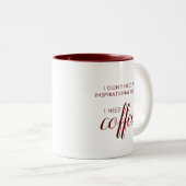 J'Ai Besoin D'Une Citation Amusante De Café Mug (Devant droit)