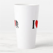 J'ai ❤️ Bigfoot Café Mug - Classique Cryptid Lover (Devant)