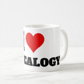 J'AI COEUR GÉNÉALOGY Mug (Devant droit)