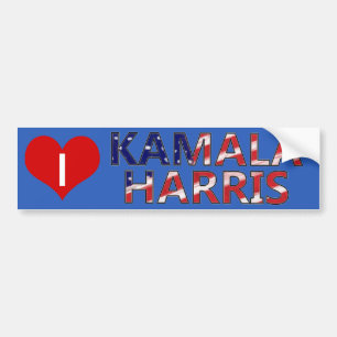 J'Ai Coeur Kamala Harris Avec Sticker À Drapeau