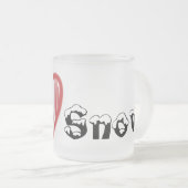 J'Ai Coeur Neige Gelée Mug (Devant droit)