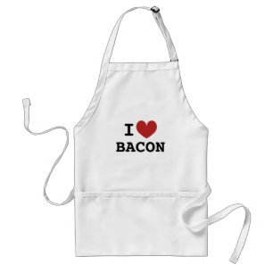 J'ai coeur tablier de cuisine bacon pour hommes et
