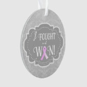 J'ai combattu et gagné | Survivant du cancer du se (devant)