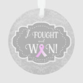 J'ai combattu et gagné | Survivant du cancer du se (dos)