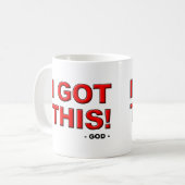 J'ai compris que Dieu est aux commandes Mug de voy (Devant gauche)