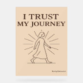 J'AI CONFIANCE À MON VOYAGE - Poste Motivationnell (Recto)