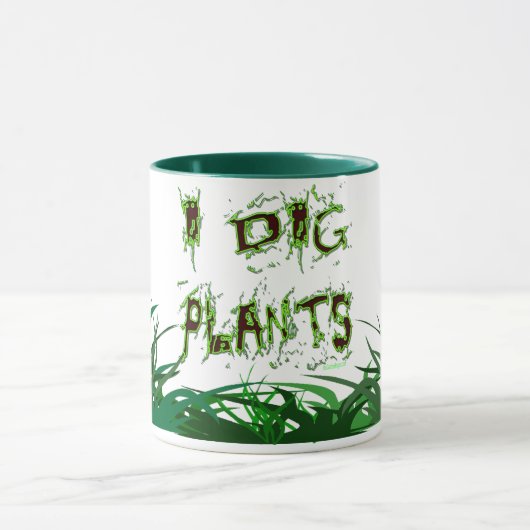 J'Ai Creg Plante Gardener Slogan Coffee Mug (Centre)