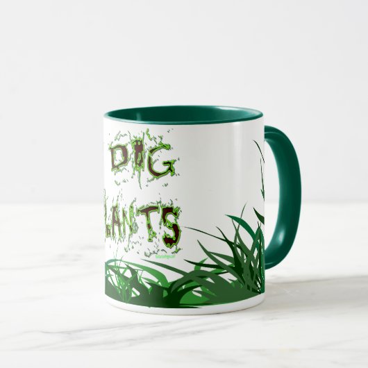 J'Ai Creg Plante Gardener Slogan Coffee Mug (Devant droit)