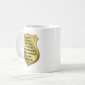 J'ai crié "fusil de chasse" Mug drôle (Devant gauche)