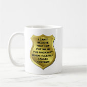 J'ai crié "fusil de chasse" Mug drôle (Gauche)