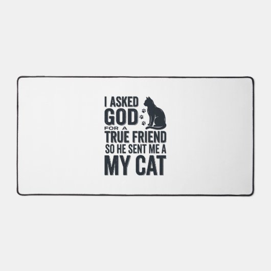 J'ai demandé à Dieu un véritable ami Mon chat desi (Recto)