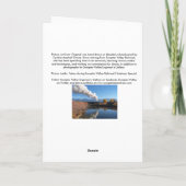 J'ai demandé à Père Noël un train Carte de Noël (Dos)