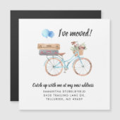 J'ai déménagé Boho Chic Moving Adresse Faire-part (Devant / Derrière)