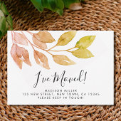 J'ai déménagé le feuillage d'automne Faire-part de