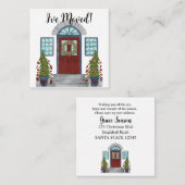J'ai déménagé ! Maison de Noël Carte de boîtier (Devant / Derrière)