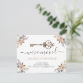 J'ai déplacé les fleurs de clé Nouveau Faire-part  (Debout devant)