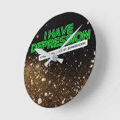 J'AI DÉPRESSION_ Horloge (Angle)