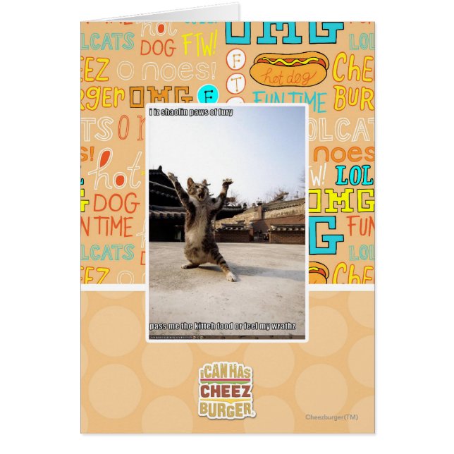 J'ai des pattes de shaolin de fureur (Devant)