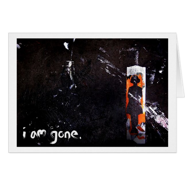 j'ai disparu. (Devant horizontal)